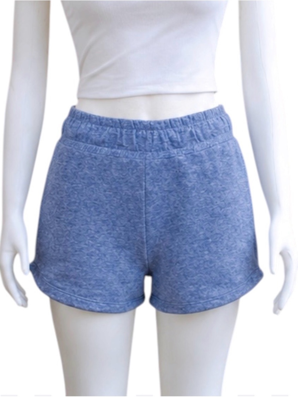 H&M Y2K classic Cozy periwinkle light weight gym Shorts size XS